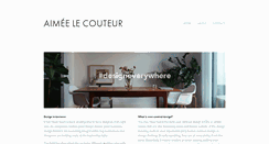 Desktop Screenshot of aimeelecouteur.com