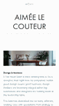 Mobile Screenshot of aimeelecouteur.com